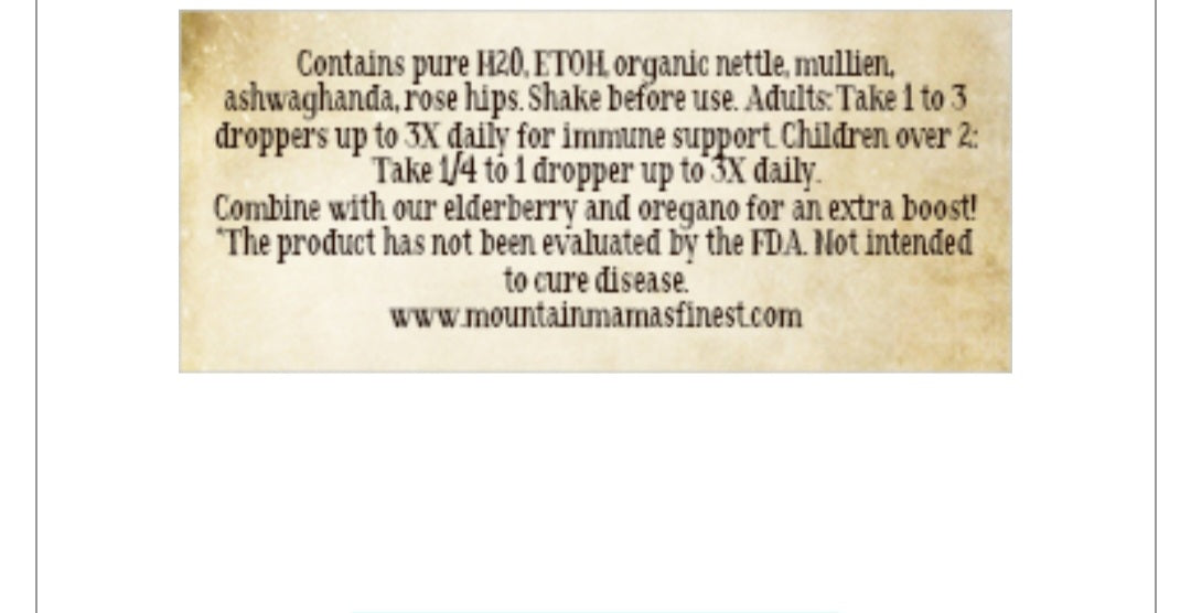 Gesundheit Allergy and Immune Support tincture